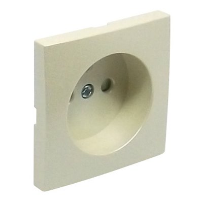 Tapa para toma francesa LOGUS 90 con protección color perla EFAPEL 90652 TPE