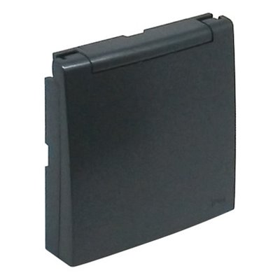 Tapa articulada toma francesa LOGUS 90 con protección IP44 color gris EFAPEL 90654 TIS