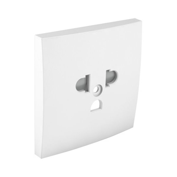 Tapa toma euro/americana LOGUS 90 con protección color blanco EFAPEL 90842 TBR