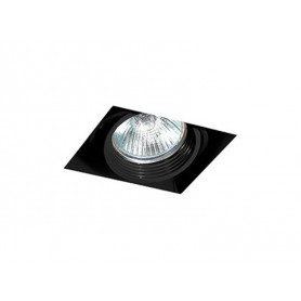 Empotrable cuadrado orientable de techo Faro Barcelona Falcon-1 03100402 Negro sin marco (trimless)