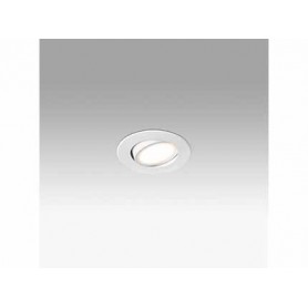 Empotrable orientable redondo de techo Faro Barcelona KOI LED 42921  Blanco 
