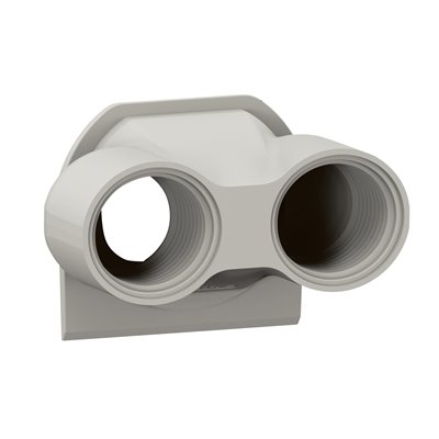 Prensaestopa 2 entradas ISO 20 Plexo Legrand 069670L Gris