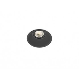 Empotrable redondo de techo Faro Barcelona GAS 43405 Negro
