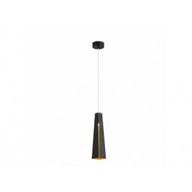 Lampara colgante LED Faro Barcelona PLUMA LED 64172 oro/negro