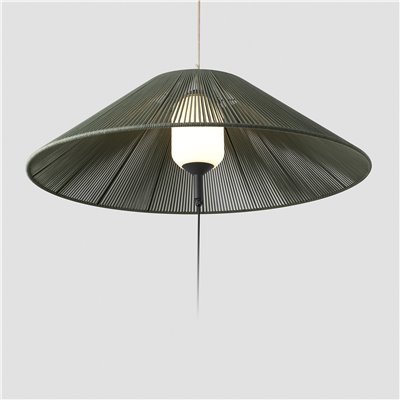 Lámpara exterior colgante FARO Barcelona 71584-12 SAIGON C100 by Nahtrang Verde