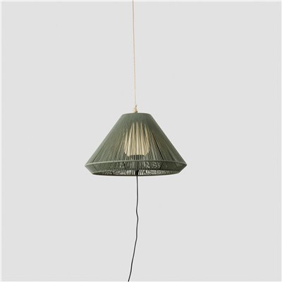 Lámpara exterior colgante FARO Barcelona 71584-11 SAIGON C70 by Nahtrang Verde