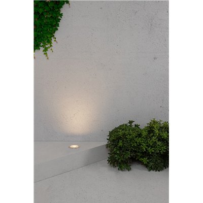 Lámpara Led bañador pared jardin FARO Barcelona 70311 GEISER 130 Aluminio
