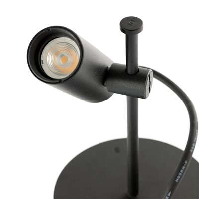 Lámpara Led aplique proyector FARO Barcelona 75710-233 CLAP Negro