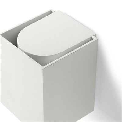 Lámpara Led aplique exterior FARO Barcelona 71792-131 KOV SQ 1L 3K 14º Blanco