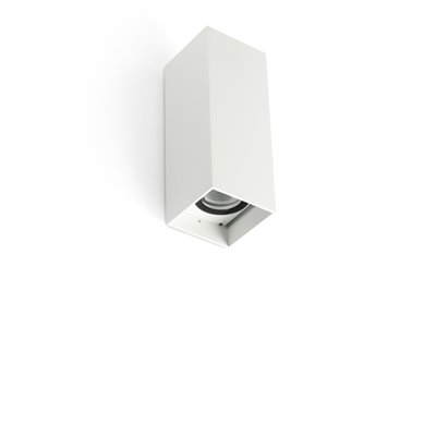 Lámpara Led aplique exterior FARO Barcelona 71793-121 KOV SQ 2L 2.7K 14º/14º Blanco