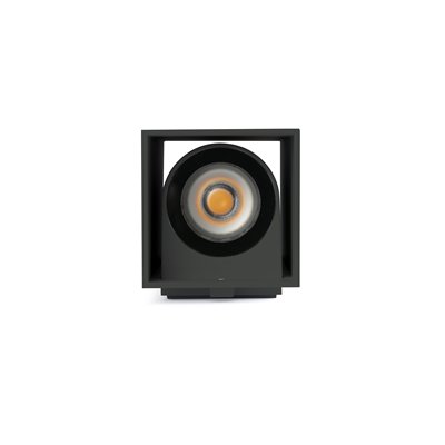 Lámpara Led aplique exterior FARO Barcelona 71793-225 KOV SQ 2L 2.7K 30º/30º Negro