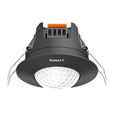 Detector Bluetooth de presencia 360º DINUY DM TEC B3N Empotrable Negro