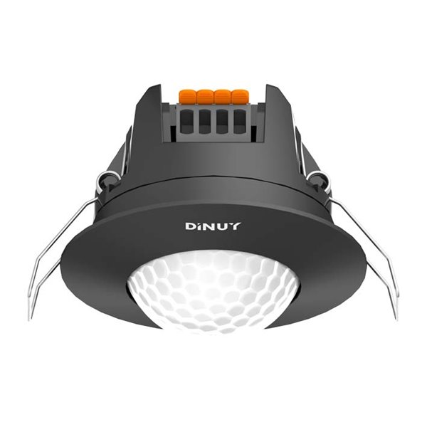 Detector Bluetooth de presencia 360º DINUY DM TEC B3N Empotrable Negro