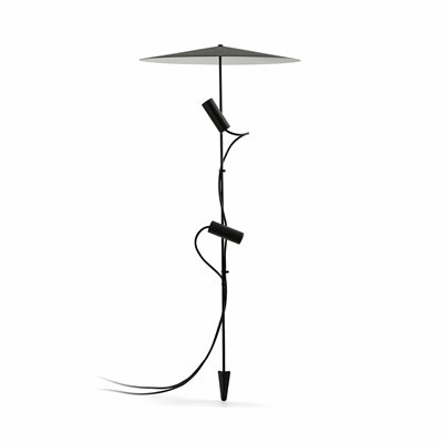 Estaca piqueta Led jardin FARO Barcelona 75709-233PDR CLAP estaca 1030 c/pantalla Negro