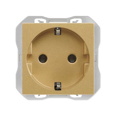 Base de enchufe 2P+TT 16AX SIMON 20000432-095 Simon 270 Oro