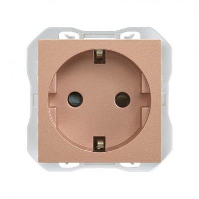 Base de enchufe 2P+TT 16AX SIMON 20000432-091 Simon 270 Cobre
