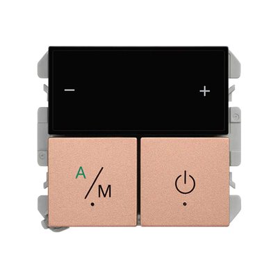 Termostato suelo radiante con sonda SIMON 21000812-091 Simon 270 IO Cobre