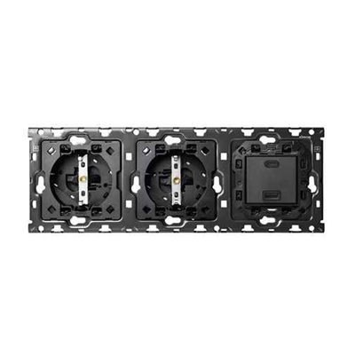 Kit posterior 3 elementos 2 bases + USB C+A SIMON 10010335-039 Simon 100