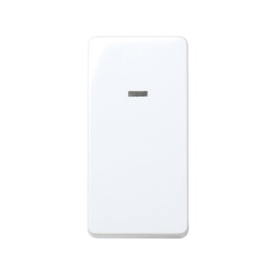 Interruptor con piloto 10Ax modulo estrecho SIMON 27 Play 27101-64 Blanco nieve