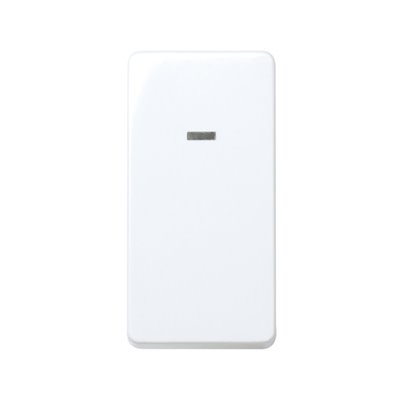 Conmutador con piloto 10Ax estrecho SIMON 27 Play 27202-64 Blanco nieve