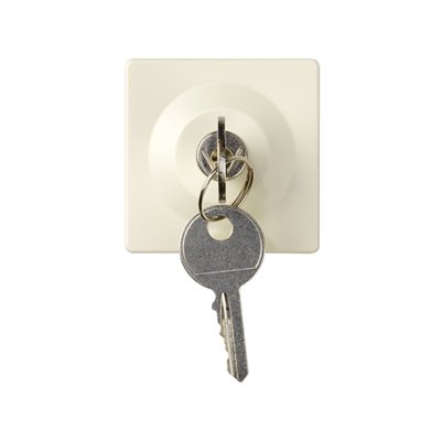 Conmutador 3 posiciones con llave SIMON 27 Play 27523-62 Marfil