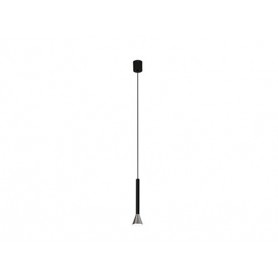  Lampara colgante LED Faro Barcelona DANKA 64222 Niquel/Negro
