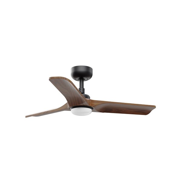 Ventilador Led de techo FARO Barcelona 33806-1TW HEYWOOD negro