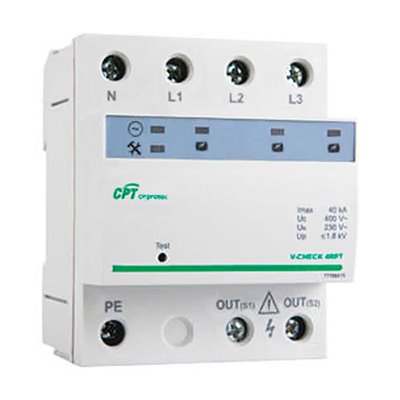 Protector sobretension V-CHECK RPT industrial 4MP CIRPROTEC 77706415