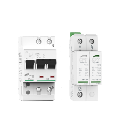 Conjunto protector sobretension 2MP-40 77706367 + PSC2-12,5/230 TT 77738205 CIRPROTEC 77706577
