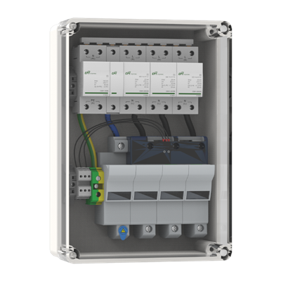 Cuadro trifásico con protector sobretension tipo-1 25kA CIRPROTEC 77772110