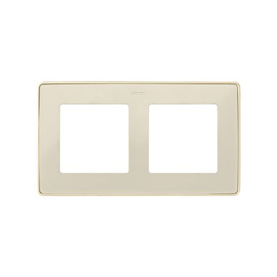Marco 2 elementos Simon 82 Detail Select 8201620-248 Marfil base cava
