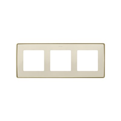 Marco 3 elementos Simon 82 Detail Select 8201630-248 Marfil base cava