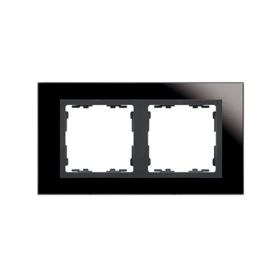 Marco 2 elementos SIMON 82 Nature 82827-32 Cristal Negro