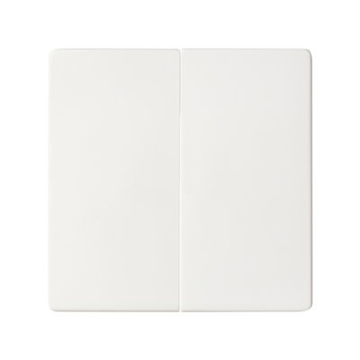 Conjunto semi-montado de conmutador doble+tecla 8200397-090 blanco mate Simon 82 Concept