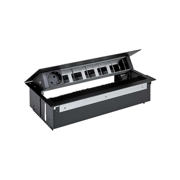 Kit dentro de mesa SIMON 400 1 enchufe 5 huecos 44601000-138 Negro