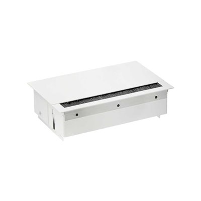 Kit dentro de mesa SIMON 400 2 enchufes 3 huecos 44502000-130 Blanco