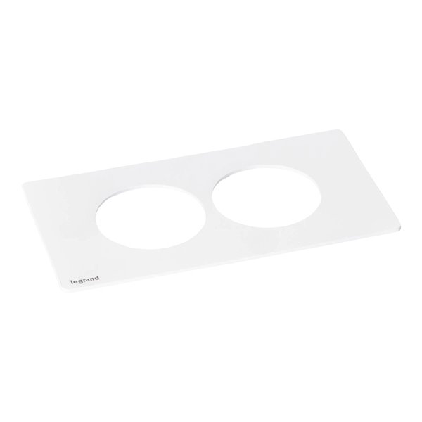 Embellecedor 2 elementos LEGRAND INCARA DisqIn 654756 Blanco
