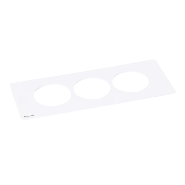Embellecedor 3 elementos LEGRAND INCARA DisqIn 654760 Blanco
