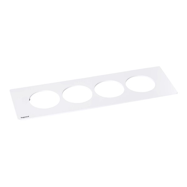 Embellecedor 4 elementos LEGRAND INCARA DisqIn 654764 Blanco