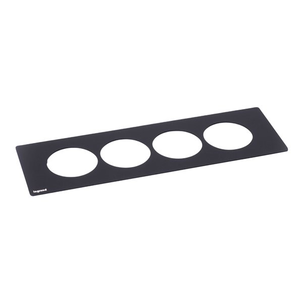 Embellecedor 4 elementos LEGRAND INCARA DisqIn 654765 Negro
