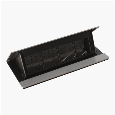 Caja empotrar 8 módulos LEGRAND INCARA Pop-up 654808 Aluminio pulido