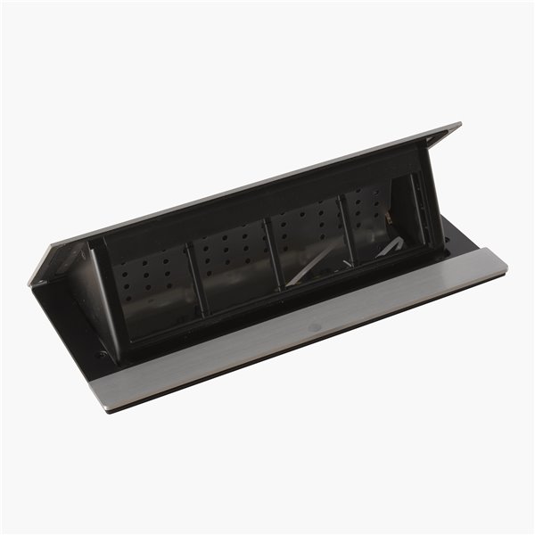 Caja empotrar 8 módulos LEGRAND INCARA Pop-up 654808 Aluminio pulido
