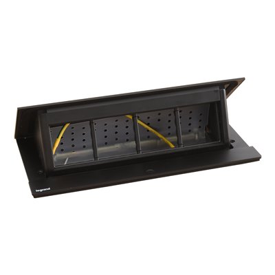 Caja empotrar 8 módulos LEGRAND INCARA Pop-up 654810 Negro