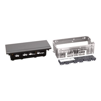 Caja empotrar 8 módulos LEGRAND INCARA Pop-up 654810 Negro