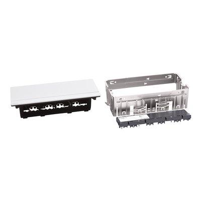 Caja empotrar 8 módulos LEGRAND INCARA Pop-up 654811 Aluminio
