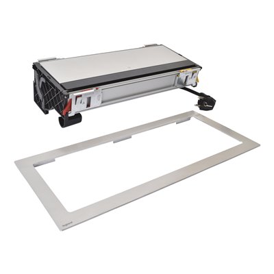 Caja 12 módulos LEGRAND INCARA Flip-up 5x 2P+T y USB A+C 654856 Metal