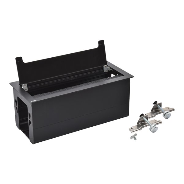 Caja empotrada 8 módulos LEGRAND INCARA Top Access tamaño 295mm 654872 Negro