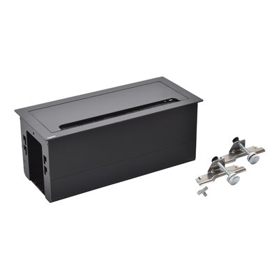 Caja empotrada 8 módulos LEGRAND INCARA Top Access tamaño 295mm 654872 Negro