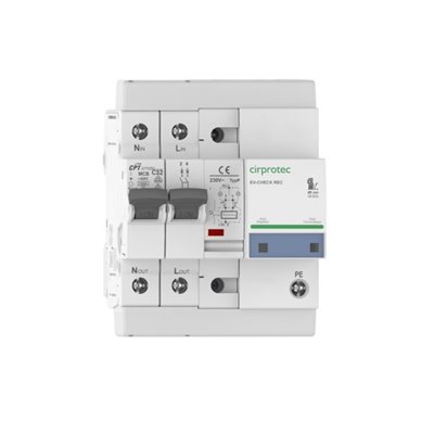 Protector sobretension combinado V-CHECK REC-40 2P 40A CIRPROTEC 77706275