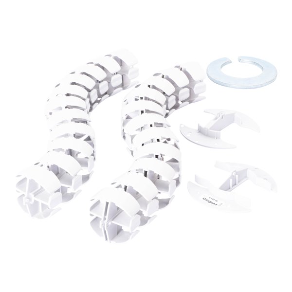 Vertebra pasacable 4 compartimentos LEGRAND INCARA Vertebra 80cm 654990 Gris